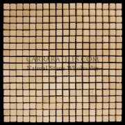Jerusalem Gold Marble 5/8x5/8 Mosaic Tile Tumbled